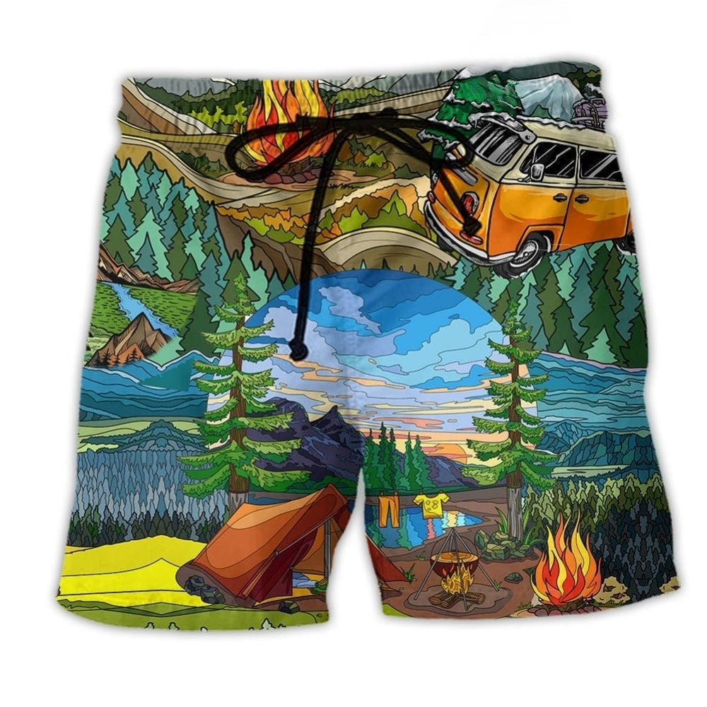 Outdoor Camping Beach Shorts For Coastal Road Trips And Everyday Comfort