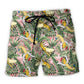 Banana Playful Humor Fun Beach Shorts For Sunny Holidays And Comfortable Daily Styling