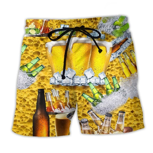 Craft Beer Beach Shorts For Resort Days And Flexible Everyday Wear
