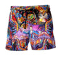 Drums Kill Silence Music Beach Shorts For Seaside Travel And Lightweight Summer Style