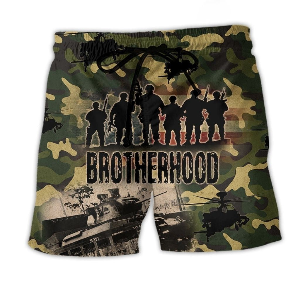 Veteran Brave America Thanks Beach Shorts For Poolside Relaxation And Lightweight Summer Style