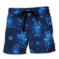 Golf Life Philosophy Beach Shorts Artwork Detail For Comfortable Everyday Summer Wear
