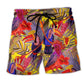 Colorful Tropical Bird Beach Shorts For Oceanfront Weekends And Comfortable Daily Wear