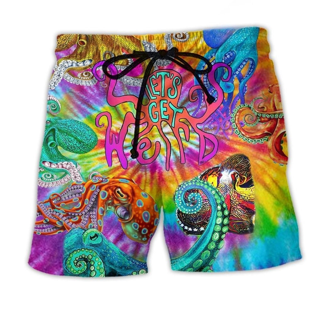 Bohemian Octopus Beach Shorts For Oceanfront Weekends And Travel Ready Comfort
