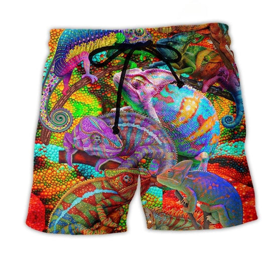 Lizard Animal Beach Shorts For Coastal Adventures And Comfortable Resort Style