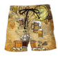 Craft Beer Beach Shorts For Summer Vacations And Relaxed Holiday Style