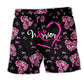 Breast Cancer Warrior Beach Shorts For Coastal Adventures And Warm Weather Wardrobe