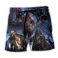 Zombie Blood Dark Halloween Beach Shorts For Resort Days And Easy Warm Weather Wear