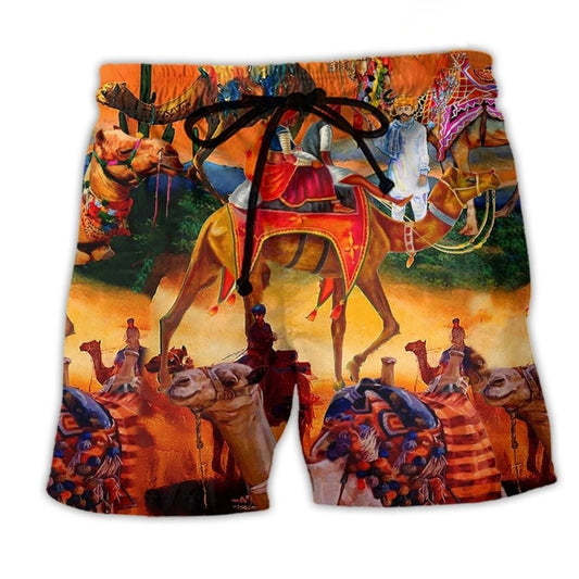 Desert Camel Beach Shorts For Oceanfront Weekends And Comfortable Resort Style