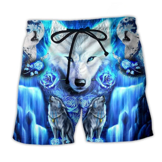 Blue Wolf Beach Shorts For Coastal Road Trips And Lightweight Summer Style