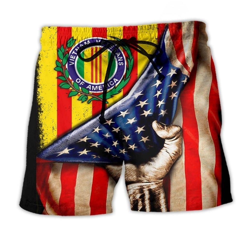 Vietnam Veteran Freedom Beach Shorts For Coastal Adventures And Relaxed Holiday Style