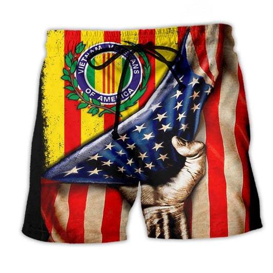 Vietnam Veteran Freedom Beach Shorts For Coastal Adventures And Relaxed Holiday Style