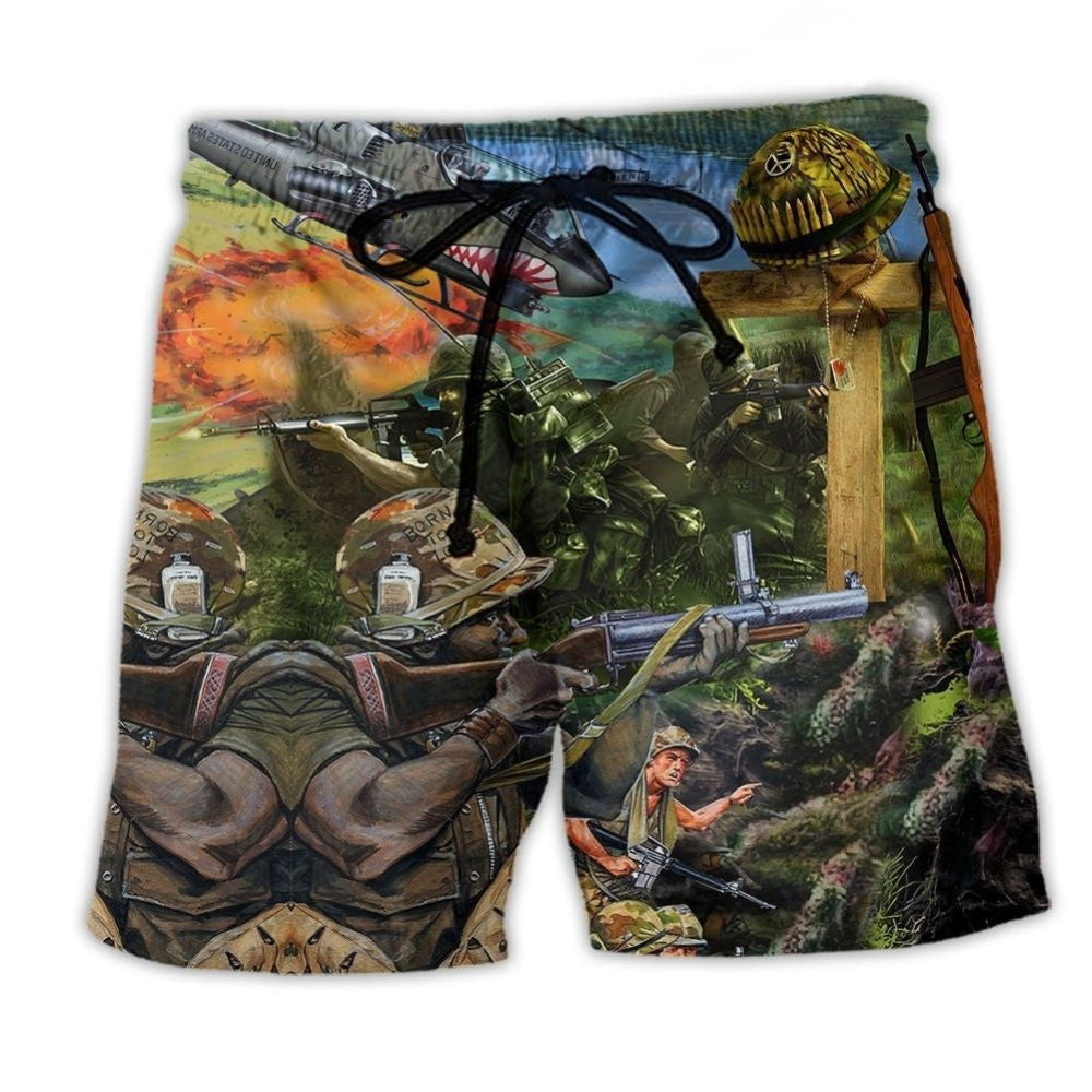 Veteran Respect Honor Gratitude Beach Shorts Design Detail For Weekend Getaways And Beach Days