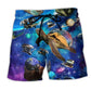 Eco Turtle Loves Planet Beach Shorts Graphic Detail For Resort Trips And Casual Outings
