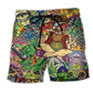 Hippie Freedom Smoke Free Beach Shorts For Poolside Relaxation And Summer Adventures