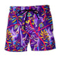 Purple Monkey Beach Shorts For Tropical Holidays And Lightweight Summer Style