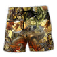 Metal Dragon Beach Shorts For Sunny Day Getaways And Relaxed Casual Style