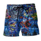 Pirate Work Like Captain Blue Beach Shorts For Summer Festivals And Thoughtful Gift Giving