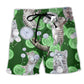 Playful Cat Beach Shorts For Tropical Holidays And Warm Weather Wardrobe