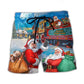 Christmas Santa Train Holiday Beach Shorts For Sunny Holidays And Comfortable Daily Styling