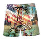 Patriotic Remembrance Beach Shorts For Weekend Escapes And Flexible Everyday Wear