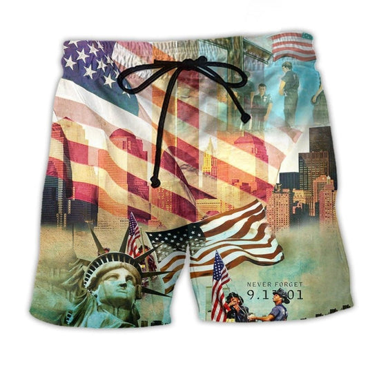 Patriotic Remembrance Beach Shorts For Weekend Escapes And Flexible Everyday Wear