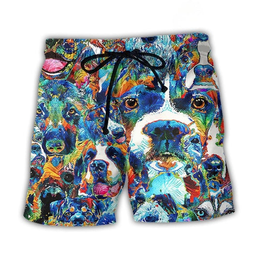 Dog Delight Beach Shorts For Seaside Travel And Comfortable Resort Style