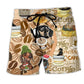 Dachshund Life Coffee Lover Beach Shorts For Outdoor Adventures And Thoughtful Seasonal Gifts