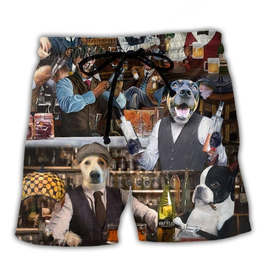 Bartender Dog Beach Shorts For Island Escapes And Weekend Casual Style