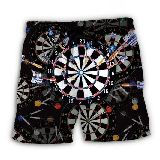 Without Darts I'm Doing Nothing Quote Beach Shorts For Resort Travel And Thoughtful Summer Gifting