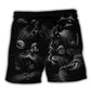 Black Cat Beach Shorts For Weekend Escapes And Vacation Ready Style