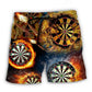 Fire Dart Action Energy Beach Shorts Pattern View For Resort Days And Outdoor Activities
