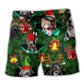 Pitbull Christmas Beach Shorts For Resort Days And Casual Outdoor Comfort