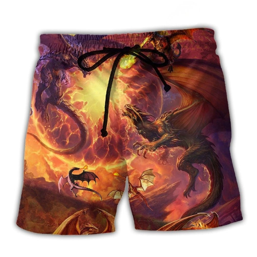 Dragon United Beach Shorts For Summer Vacations And Weekend Casual Style
