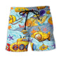 Submarine Ocean Diving Beach Shorts For Beach Days And Thoughtful Gift Giving
