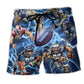 Rugby Lightning Sports Energy Beach Shorts For Summer Vacation And Coastal Travel