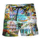 Hawaii Chill Beach Shorts For Island Escapes And Warm Weather Wardrobe