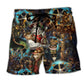 Cat Machine Beach Shorts For Tropical Holidays And Comfortable Daily Wear