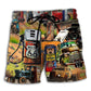 Car Road Trip Beach Shorts For Island Escapes And Easygoing Coastal Style