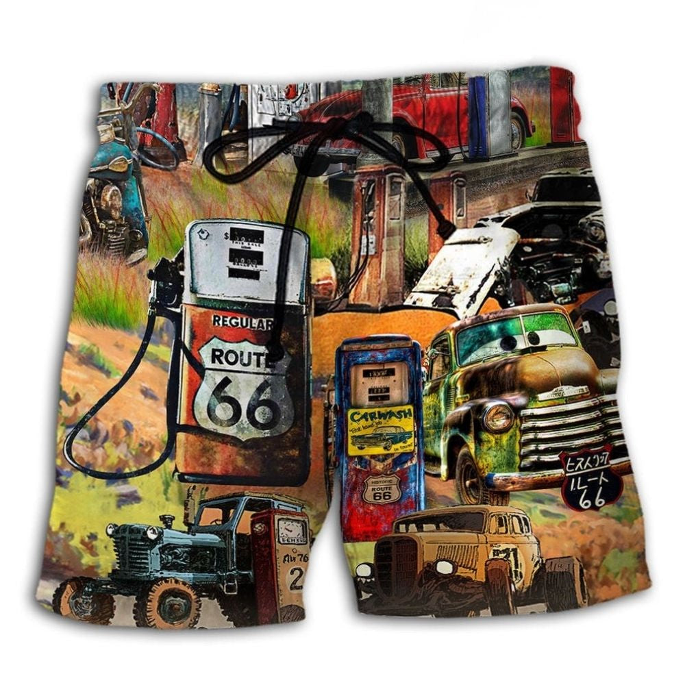 Car Road Trip Beach Shorts For Island Escapes And Easygoing Coastal Style