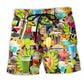 Fruit Cocktail Summer Beach Shorts For Summer Festivals And Leisure And Relaxation