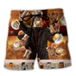 Coffee O Clock Barista Beach Shorts For Holiday Cruises And Casual Outdoor Comfort