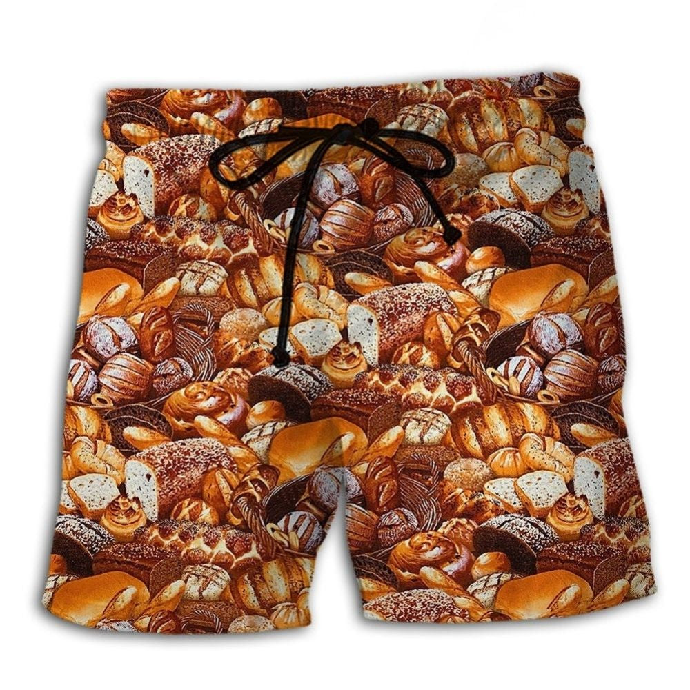 Baking Bread Is Life Beach Shorts For Summer Vacation And Coastal Travel