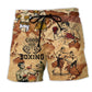 Athletic Boxing Beach Shorts For Summer Vacations And Relaxed Casual Style