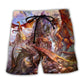 Dragon Fantasy Beach Shorts For Warm Weather Outings And Vacation Ready Style