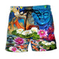 Buddha Think Become Beach Shorts For Coastal Road Trips And Comfortable Daily Wear