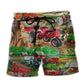 Tractor Is Better With Papa Beach Shorts For Poolside Relaxation And Summer Adventures