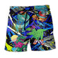 Roaring Dinosaur Beach Shorts For Vacation Travel And Thoughtful Gift Giving