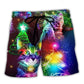 Christmas Cat Beach Shorts For Tropical Holidays And Thoughtful Gift Giving