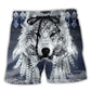 Southwestern Peace Wolf Beach Shorts For Beach Days And Bright Summer Outfits